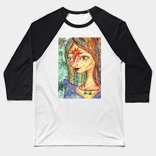 a portrait Baseball T-Shirt